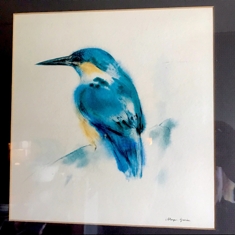 Original, signed, framed watercolor, Meyer Garlen